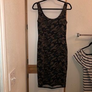 Popular Basic Camo Dress